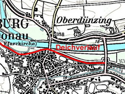 Lageplan von Vohburg