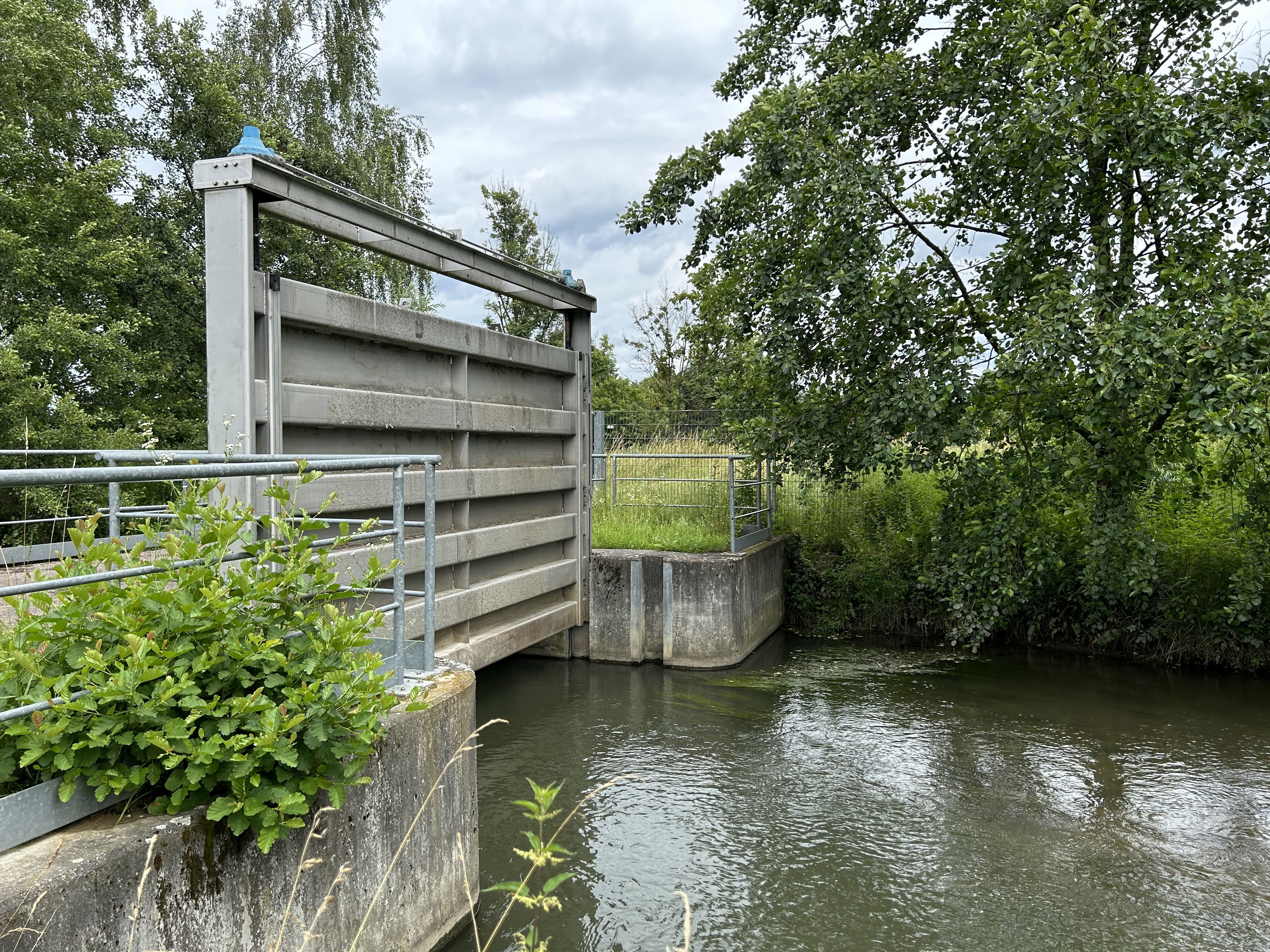 Wehr im Schöpfdeich