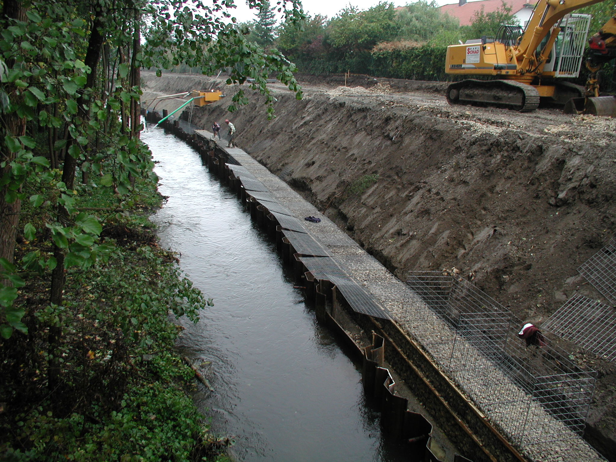 Hochwasserschutzmaßnahmen an der Ludl