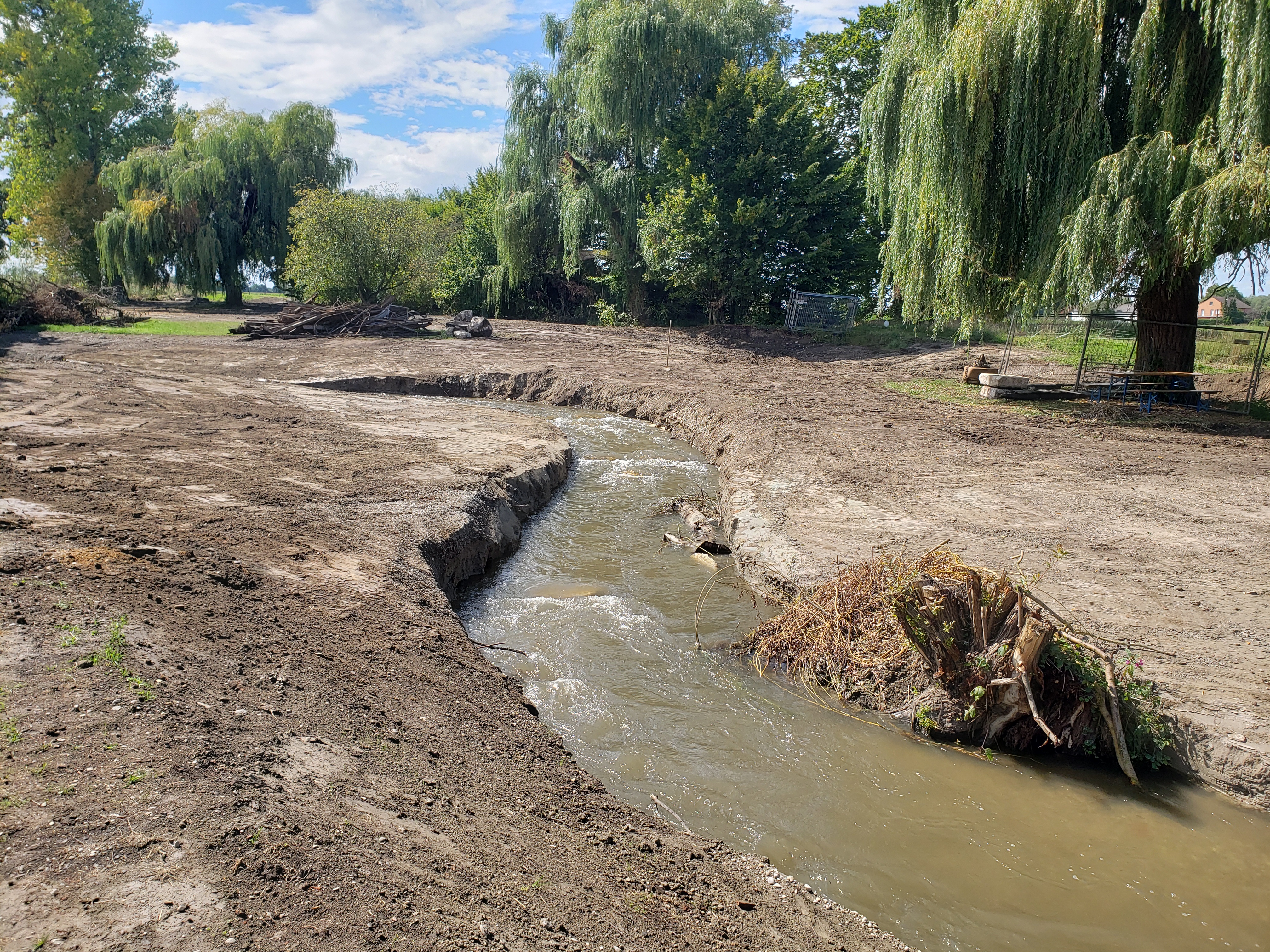 Neuer Gewässerabschnitt der Kleinen Paar