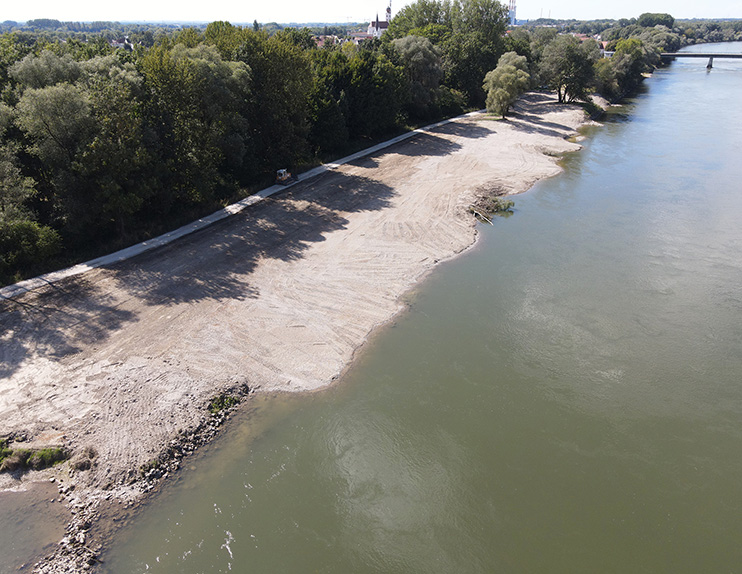 Link führt zur Seite Uferrenaturierung an der Donau bei Vohburg